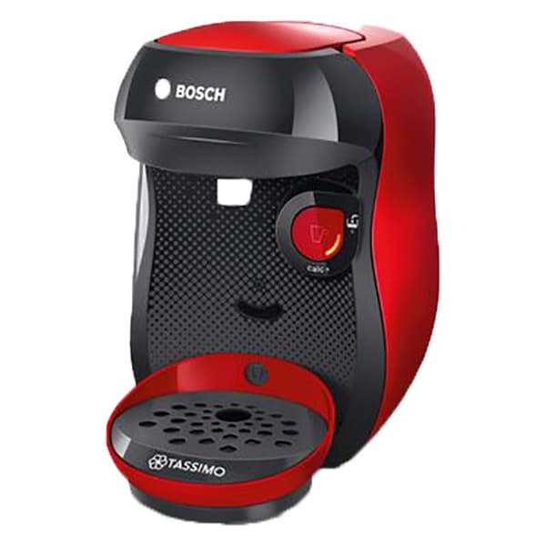 Espressor capsule BOSCH Tassimo Happy TAS1003, 0.7l, 1400W, rosu-negru