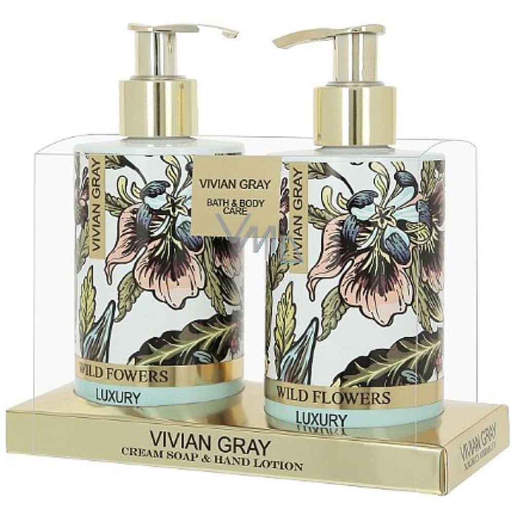 Set sapun lichid VIVIAN GRAY Wild Flowers, 250ml