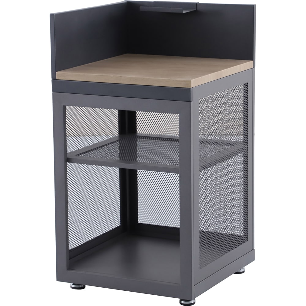 Dulap colt gradina GOODHOME Cucino, otel, 60 x 60 x 110 cm, gri