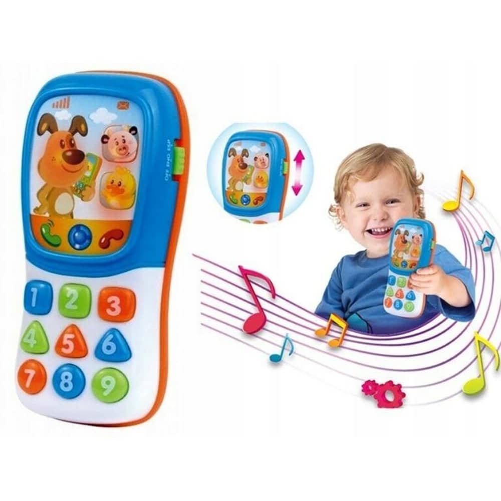 Jucarie interactiva LITTLE LEARNER Primul meu telefon distractiv 4266T, 12 luni+, multicolor 
