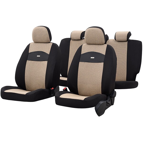 Set huse scaune OTOM Smart, negru-bej