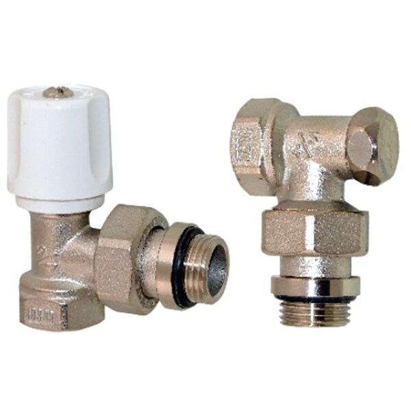 Set robineti calorifer BIANCHI 42990003, tur + retur, 1/2" FI-FE