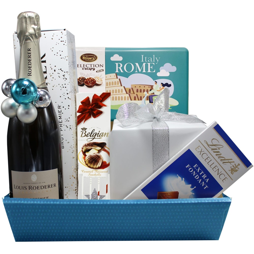 Cos cadou LUXURY BASKETS Beautifull White 6BW