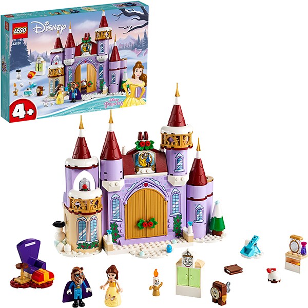 LEGO Disney Princess: Sarbatoarea de iarna la Castelul Bellei 43180, 4 ani+, 238 piese 