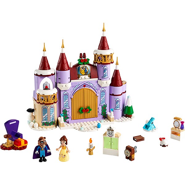 LEGO Disney Princess: Sarbatoarea de iarna la Castelul Bellei 43180, 4 ani+, 238 piese 