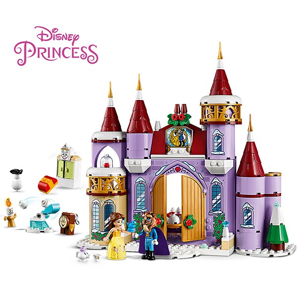 LEGO Disney Princess: Sarbatoarea de iarna la Castelul Bellei 43180, 4 ani+, 238 piese 