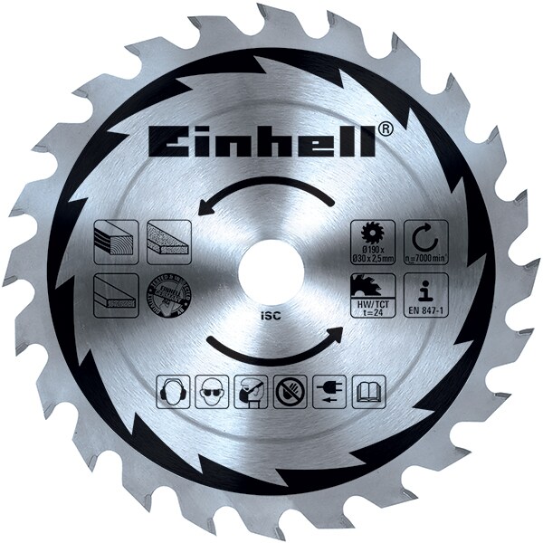Fierastrau circular EINHELL TC-CS 1200, 1230W, 5000RPM, disc 160 x 16mm, adancime 55mm