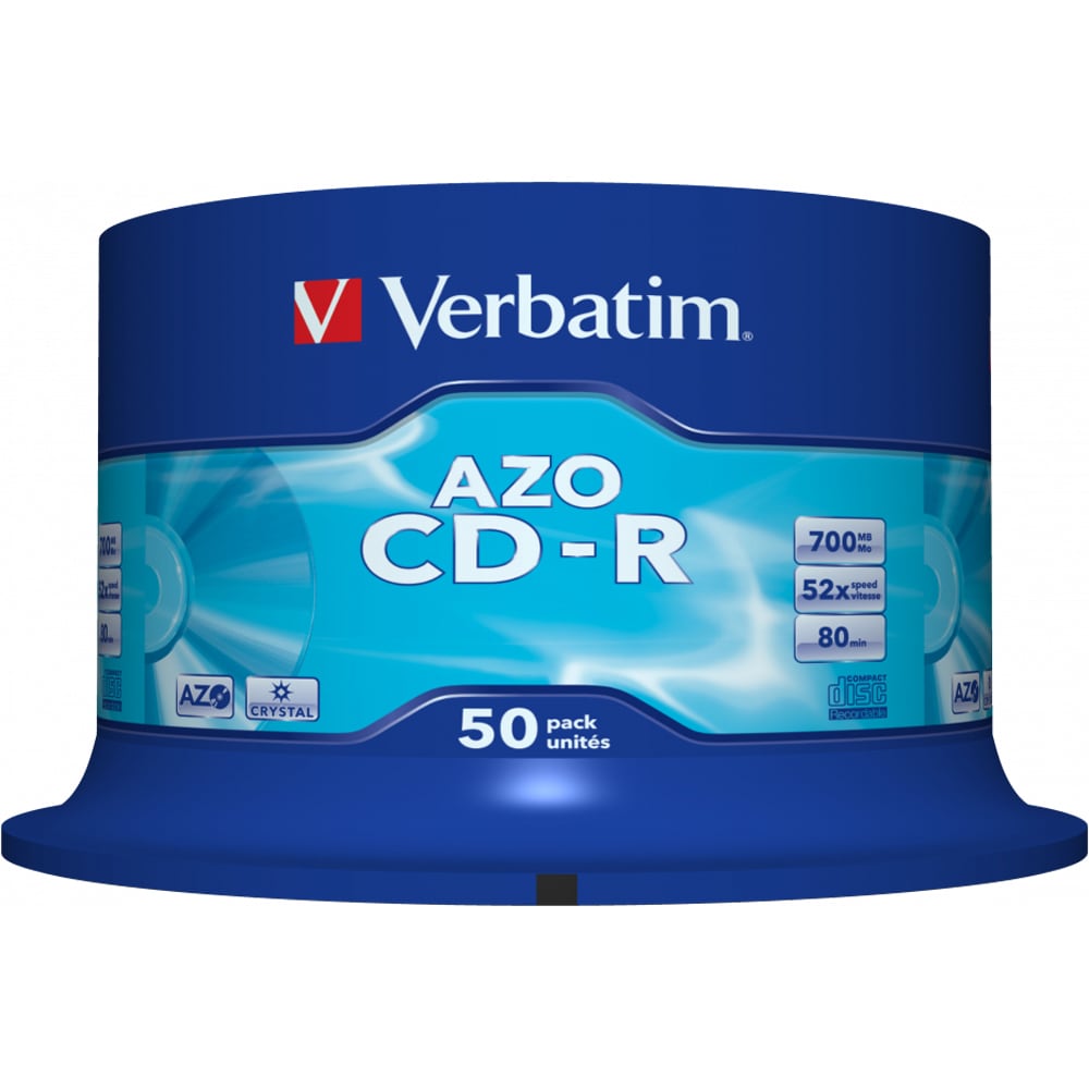 Music CD-R VERBATIM 43343, 52x, 700MB, 50buc