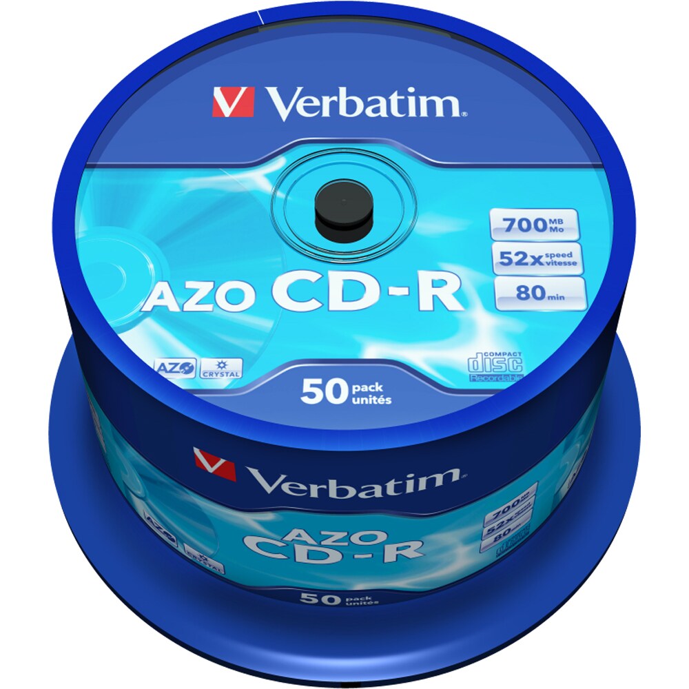 Music CD-R VERBATIM 43343, 52x, 700MB, 50buc