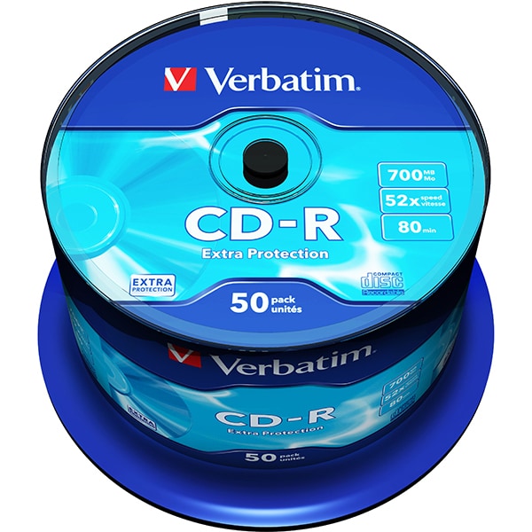 CD-R VERBATIM 43351, 52x, 700MB, 50buc
