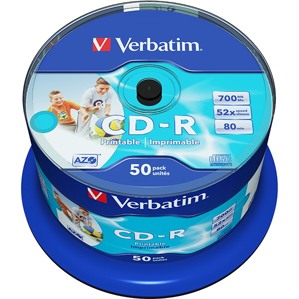 CD-R VERBATIM 43438, 52x, 700MB, 50buc