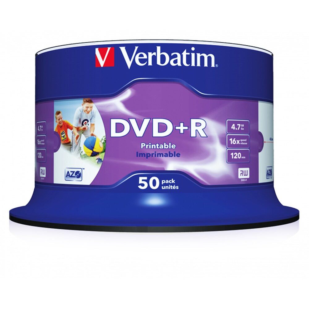 DVD+R VERBATIM 43512, 16x, 4.7GB, 50buc