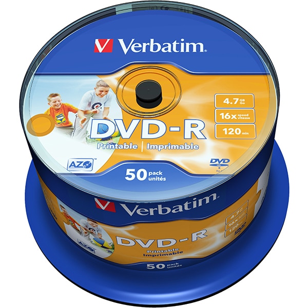 DVD-R VERBATIM 43533, 16x, 4.7GB, 50buc