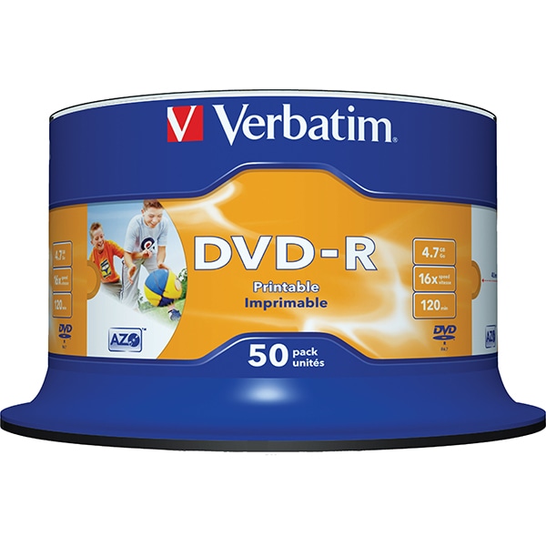 DVD-R VERBATIM 43533, 16x, 4.7GB, 50buc