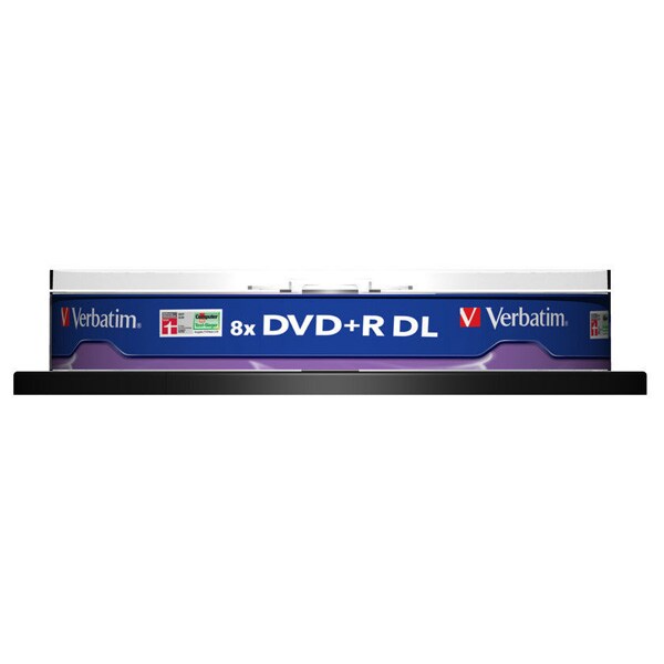 DVD+R VERBATIM 43666, 8x, 8.5GB, 10buc - Spindle 