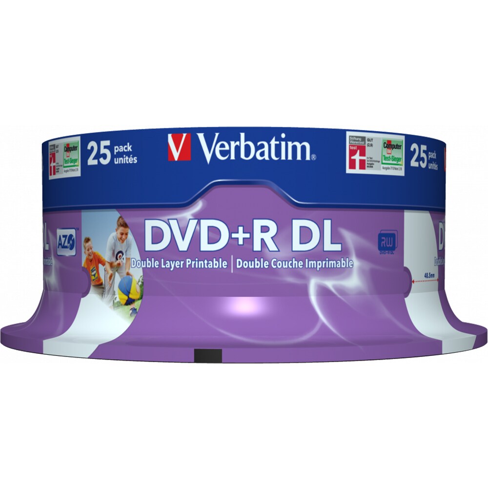 DVD+R DL VERBATIM 43667, 8x, 8.5GB, 25buc