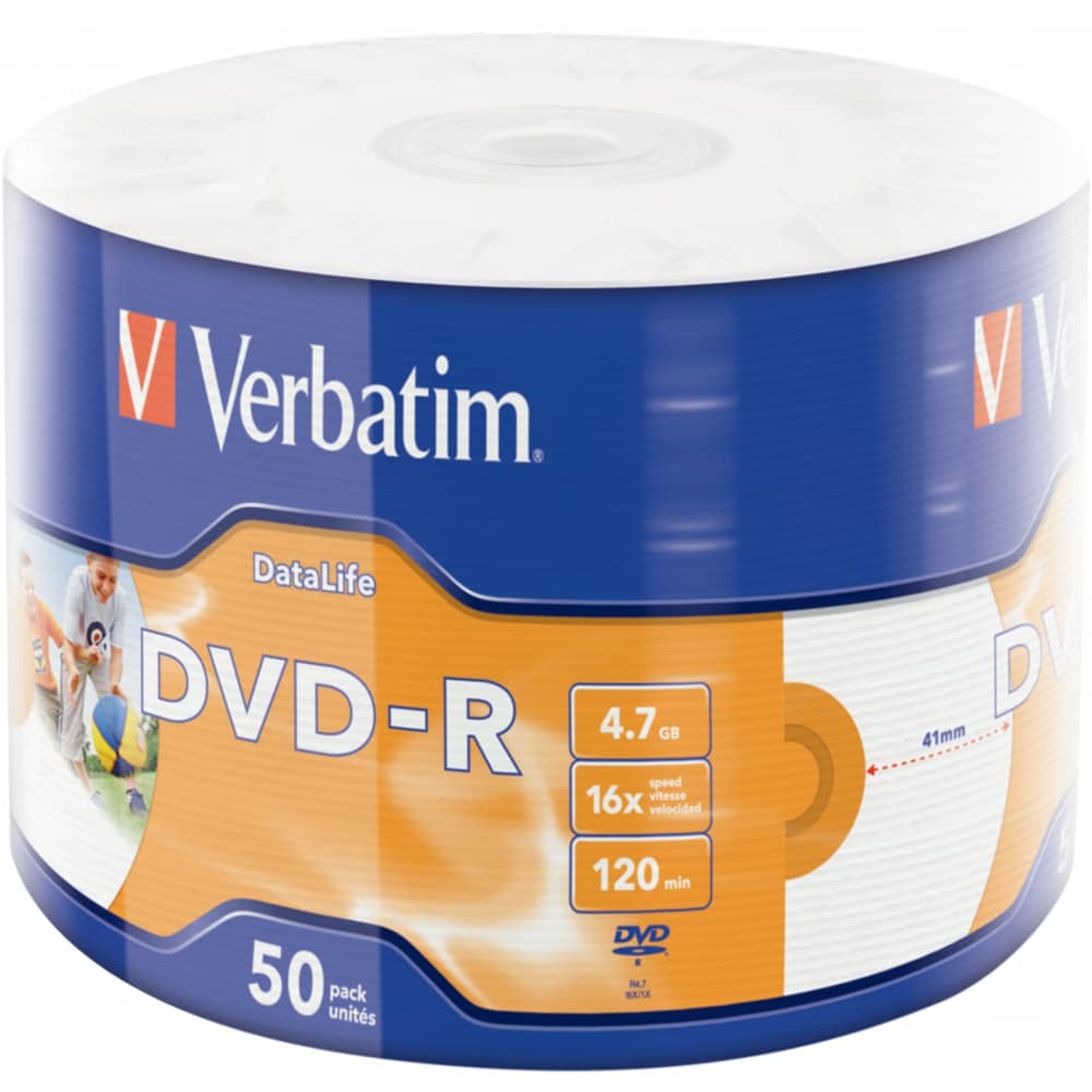 DVD-R VERBATIM 43793 DataLife, 16x, 4.7GB, 50buc