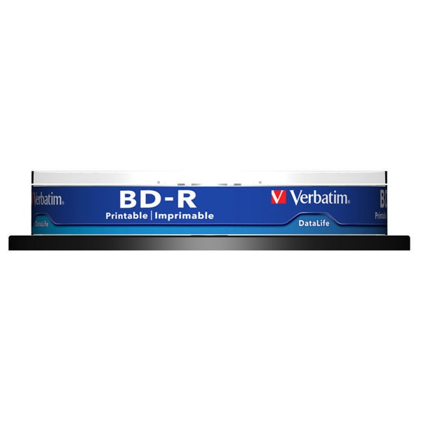 VERBATIM 43804 BD-R SL 25GB 6X INK 10PK SP
