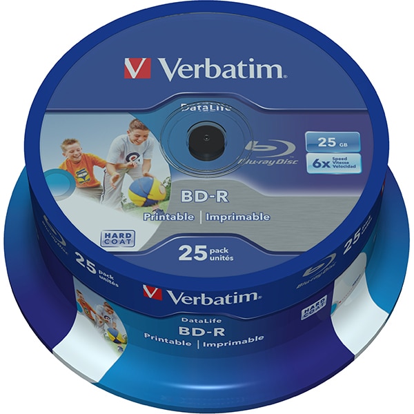 BD-R SL VERBATIM 43811, 6x, 25GB, 25buc