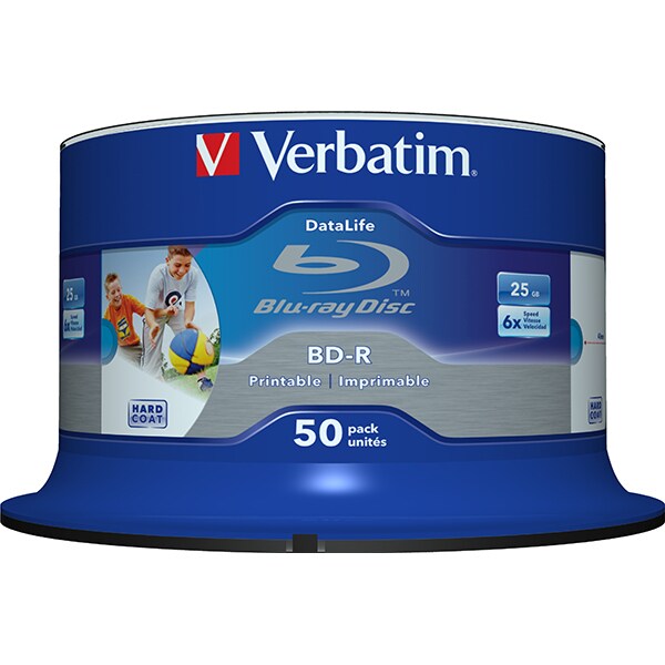 BD-R SL VERBATIM 43812, 6x, 25GB, 50buc