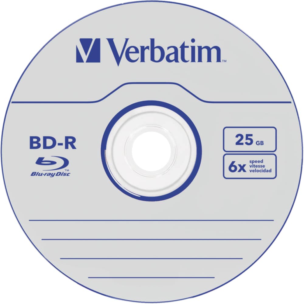 BD-R VERBATIM 43837, 6x, 25GB, 25buc