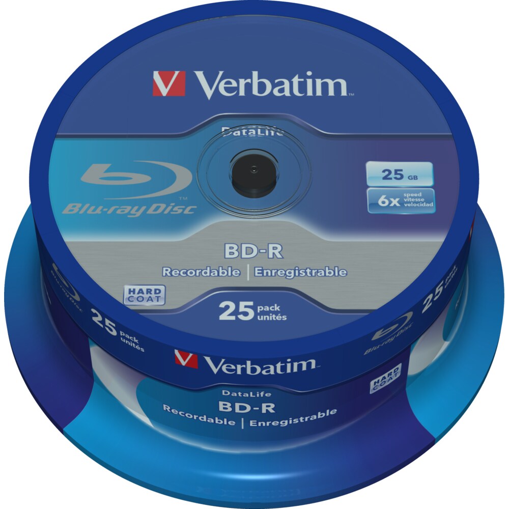 BD-R VERBATIM 43837, 6x, 25GB, 25buc