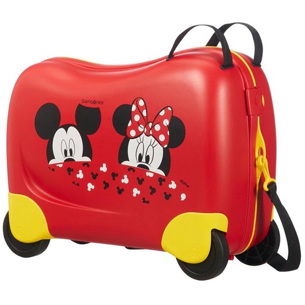 Troler copii SAMSONITE Dream Rider Disney Minnie/Mickey Peeking, 37 cm, multicolor