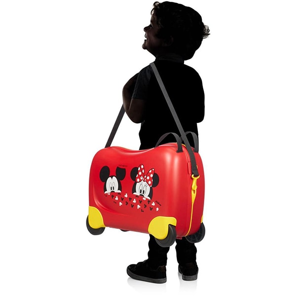 Troler copii SAMSONITE Dream Rider Disney Minnie/Mickey Peeking, 37 cm, multicolor