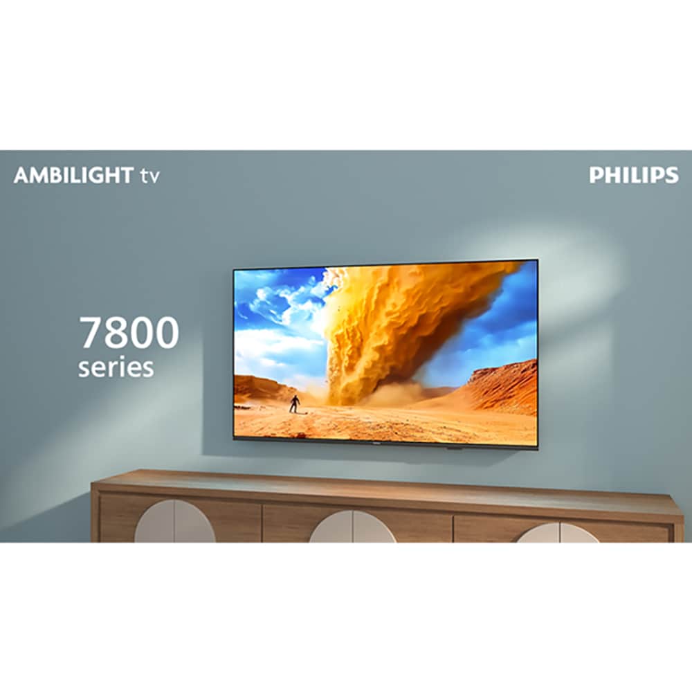 Televizor QLED Smart PHILIPS 43PUS7810, Ultra HD 4K, HDR10+, 108cm