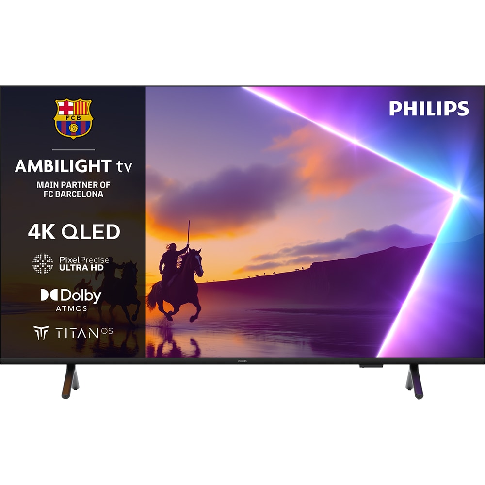 Televizor QLED Smart PHILIPS 43PUS8510, Ultra HD 4K, HDR10+, 108cm