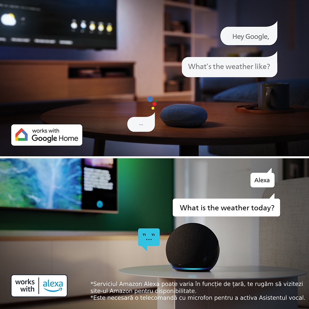 Televizor QLED Smart PHILIPS 43PUS8510, Ultra HD 4K, HDR10+, 108cm