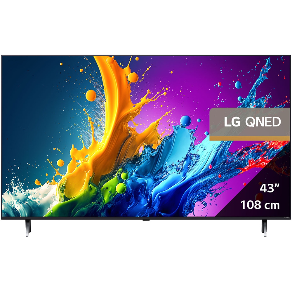 Televizor QNED Smart LG 43QNED80T3A, Ultra HD 4K, HDR, 108 cm