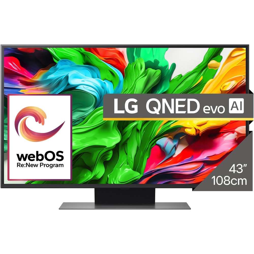 Televizor QNED Evo Smart LG 43QNED86A3C, Ultra HD 4K, HDR, 108cm