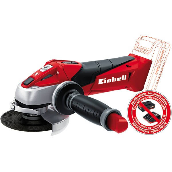 Polizor unghiular (flex) EINHELL TE-AG 18 Li Solo, 18V, 3Ah, 8500RPM, 115mm, fara acumulator