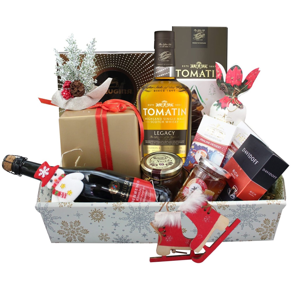 Cos cadou LUXURY BASKETS Nature Christmas 12NC