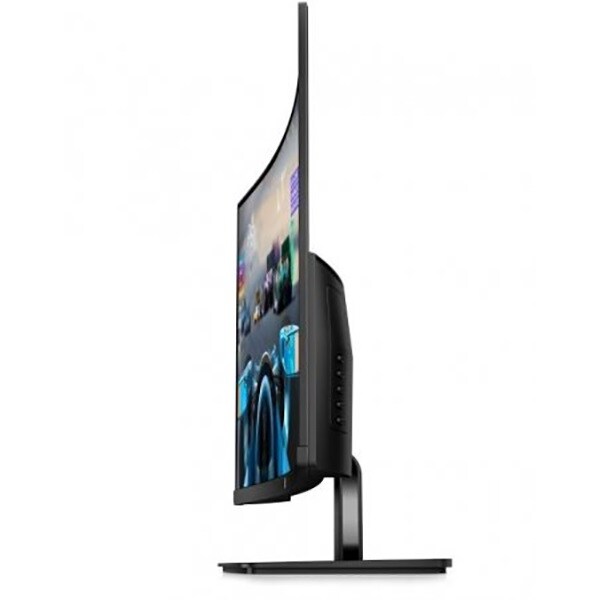 Monitor curbat LED VA HP 1AT01AA, 27", Full HD, 120Hz, negru