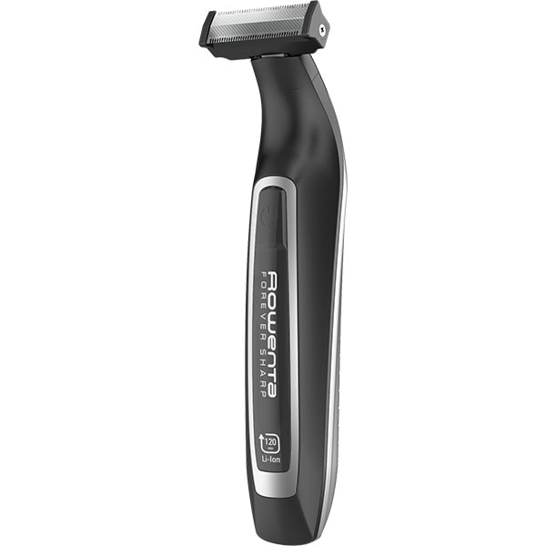 Aparat hibrid de tuns, conturat si barbierit ROWENTA Forever Sharp TN6000F4, baterie, 120 min autonomie, negru