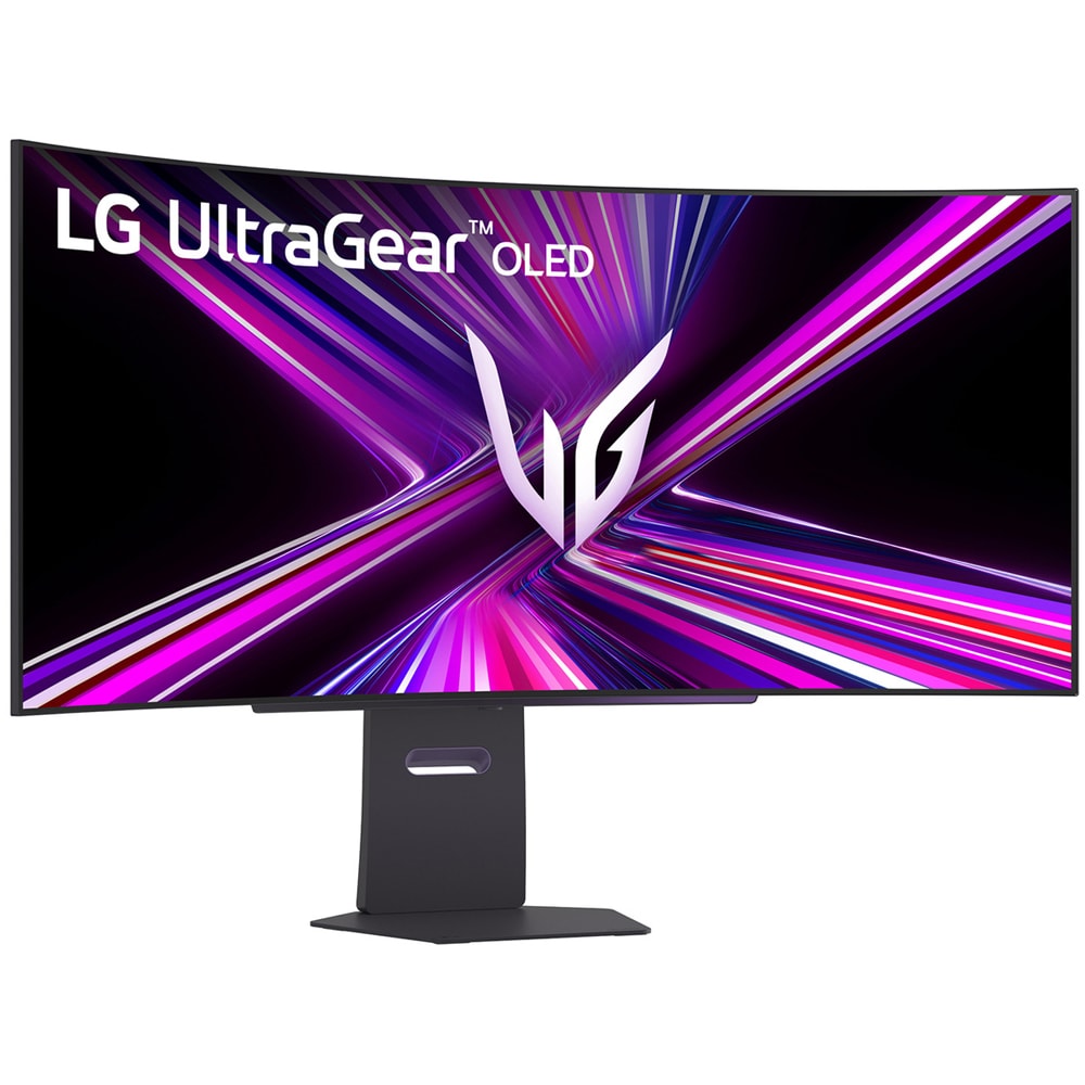 Monitor gaming curbat OLED LG 45GX900A-B, 44.5", WQHD, 240 Hz, FreeSync Premium Pro, HDR10, negru