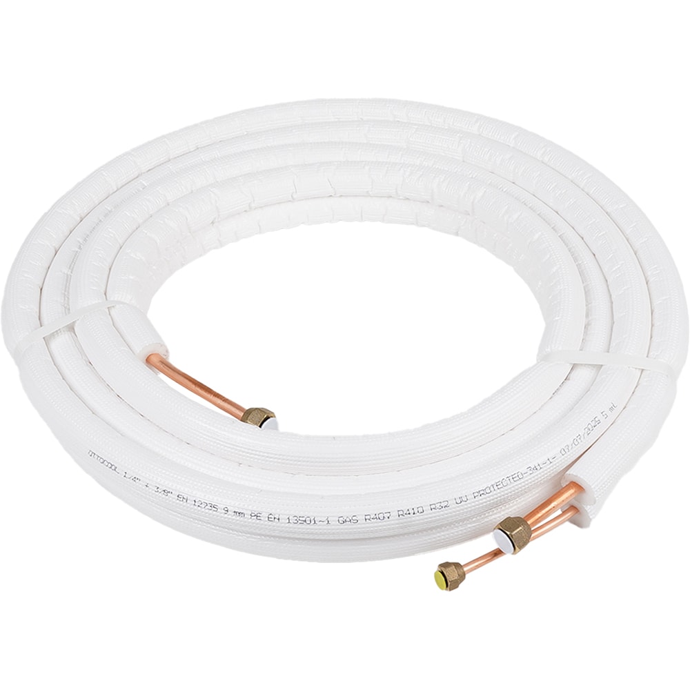 Kit teava cupru izolata montaj aer conditionat 1/4" + 3/8", 3 m, 0.55 mm
