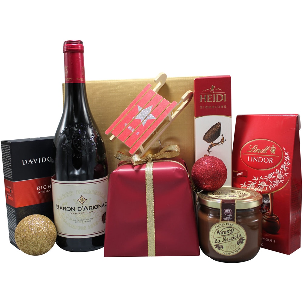 Cos cadou LUXURY BASKETS Christmas Small Pack 7CSP