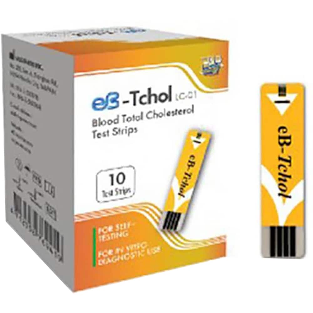 Set teste colesterol CARESENS EB-TCHOL, alb, 10 buc