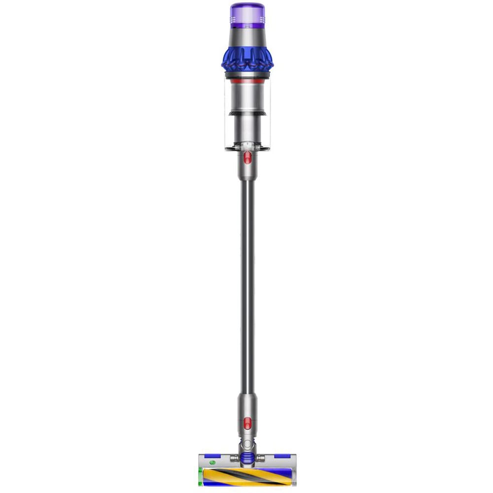 Aspirator vertical DYSON V15 Detect Fluffy, 0.76l, 25.2V, autonomie max 60 min, Motor Hyperdymium, galben-argintiu