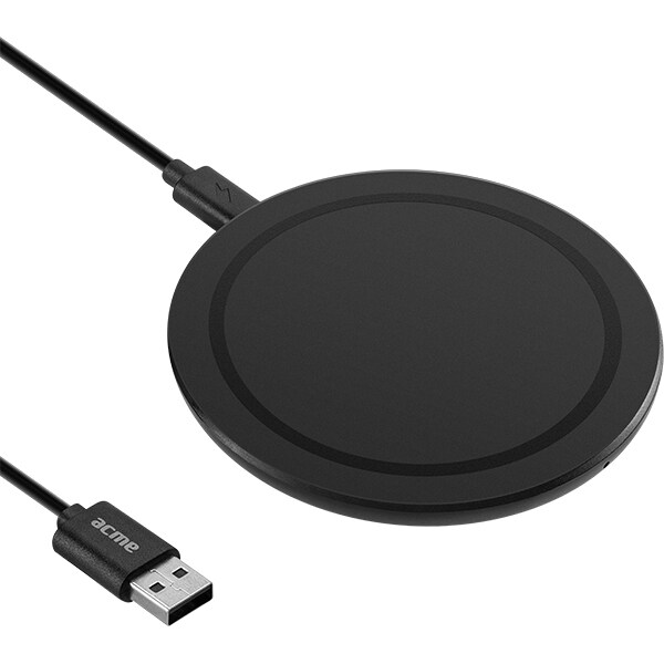 Incarcator wireless ACME CH302, universal, Qi, negru