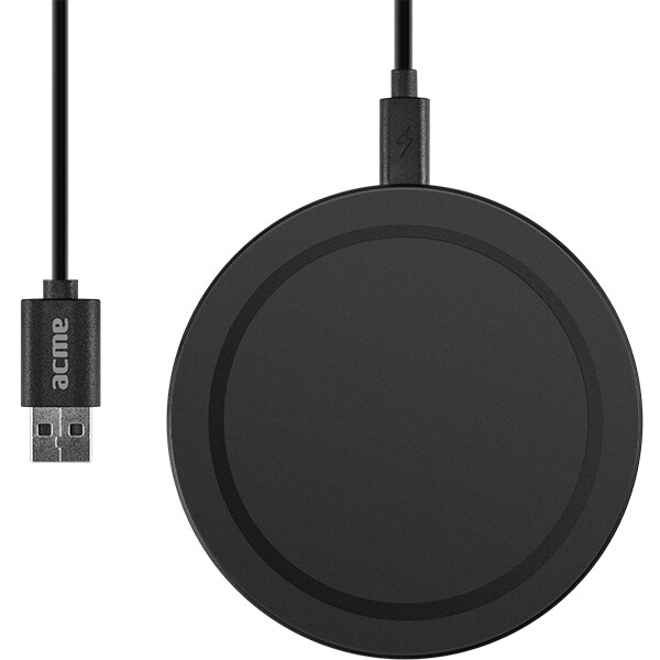 Incarcator wireless ACME CH302, universal, Qi, negru