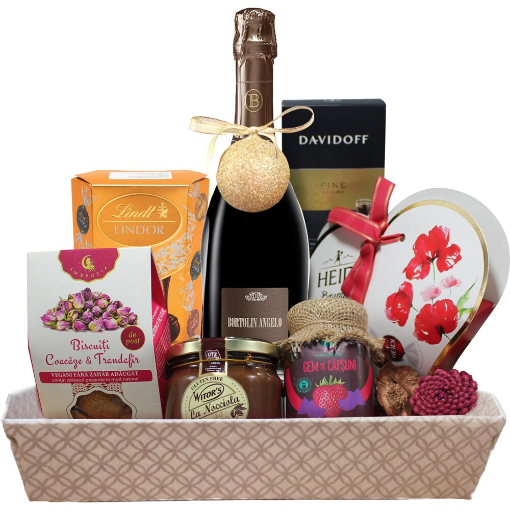 Cos cadou LUXURY BASKETS Beautifull Flavors 8BF