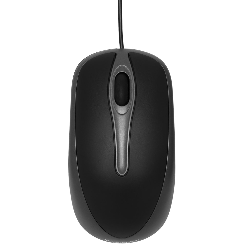 Mouse cu fir VERBATIM 49019, 1000 dpi, negru
