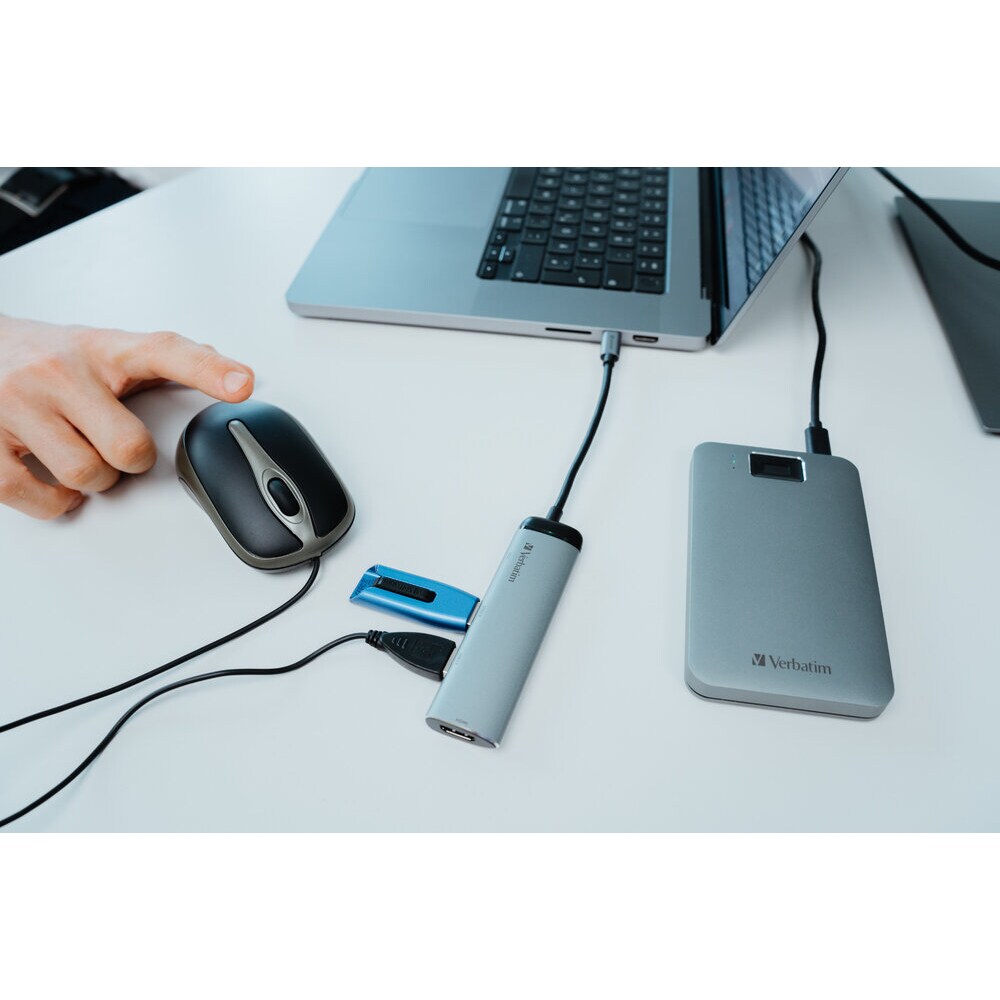 Mouse cu fir VERBATIM 49019, 1000 dpi, negru