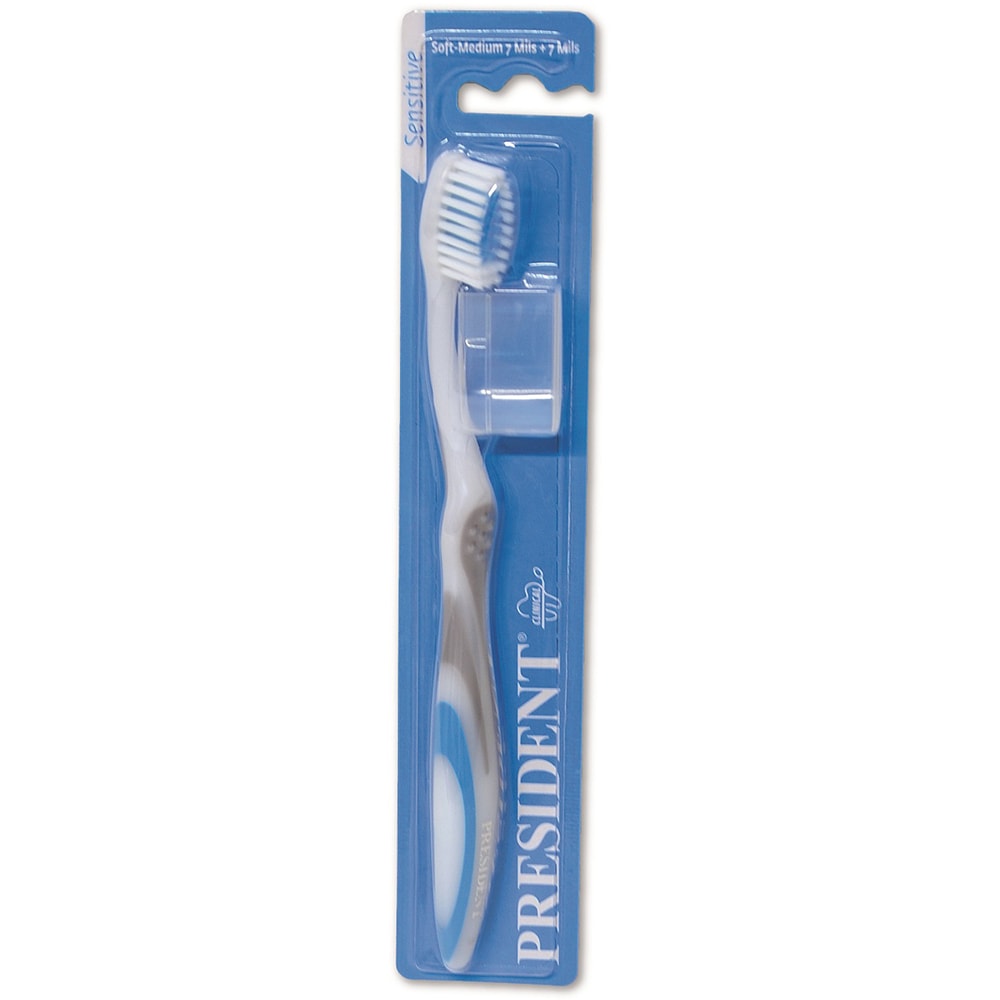 Periuta de dinti PRESIDENT Sensitive, albastru inchis