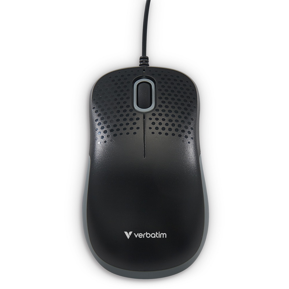 Mouse cu fir VERBATIM 49024, 1000 dpi, negru