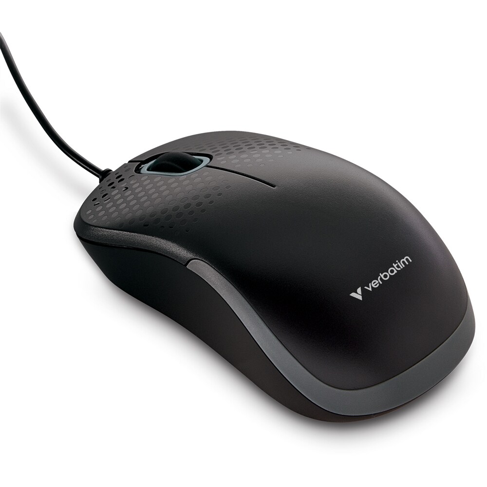Mouse cu fir VERBATIM 49024, 1000 dpi, negru